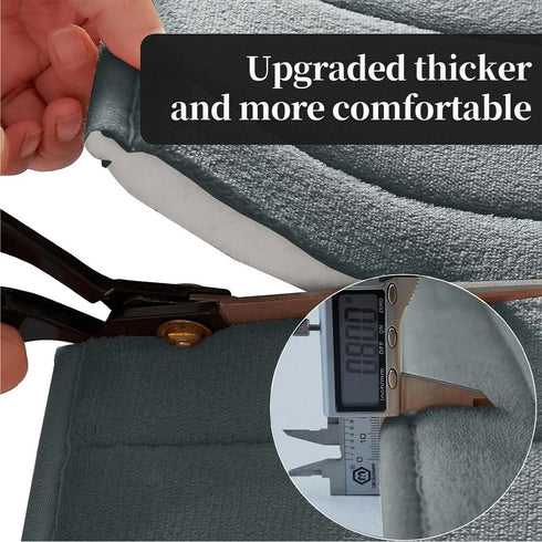 Luxury Memory Foam Bathroom Mat Set – 3 Piece Non-Slip (Grey)