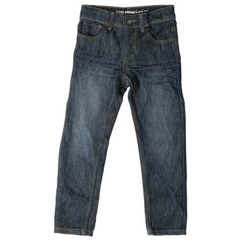 Denim Boys Straight Jeans Trousers (adjustable waist)