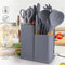 19pcs Set Non-Stick Silicone Kitchen Utensil Spatula Spoon Cooking Cookware