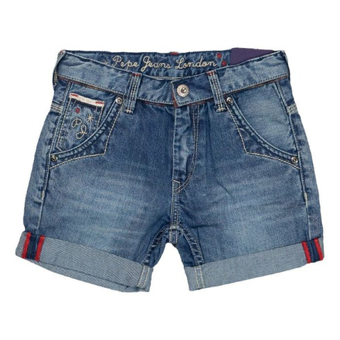 Pepe Adjustable Regular Fit Jeans London Shorts Thorn