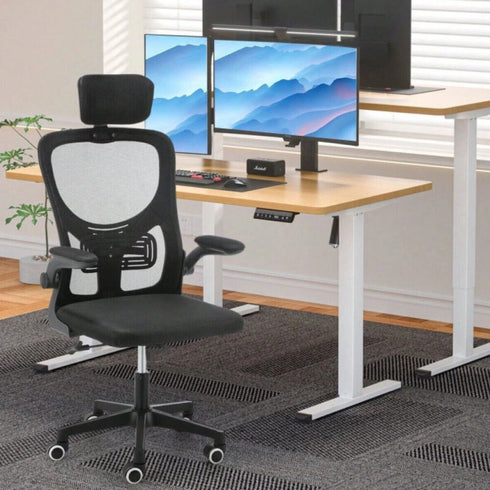 Seemly Ergonomic Mesh Office Chair – Adjustable Height & Swivel