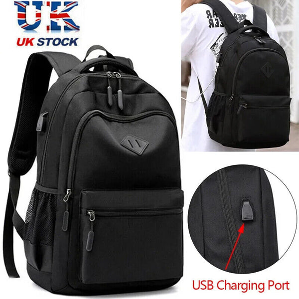 Large Waterproof Laptop Backpack – Unisex Travel & School Rucksack
