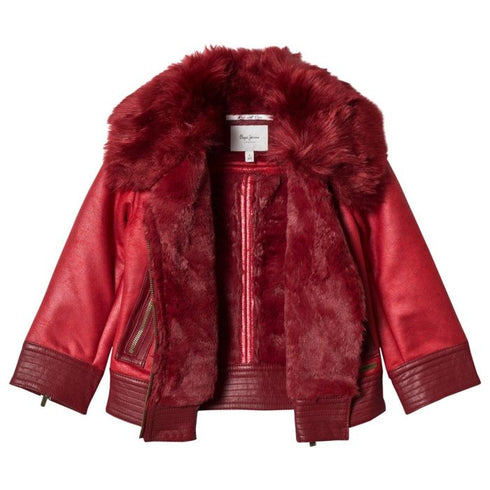 Arcadia Girls pepe jeans Leather Jacket