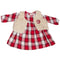 Baby Girls Autumn Square Dress with Bodywarmer