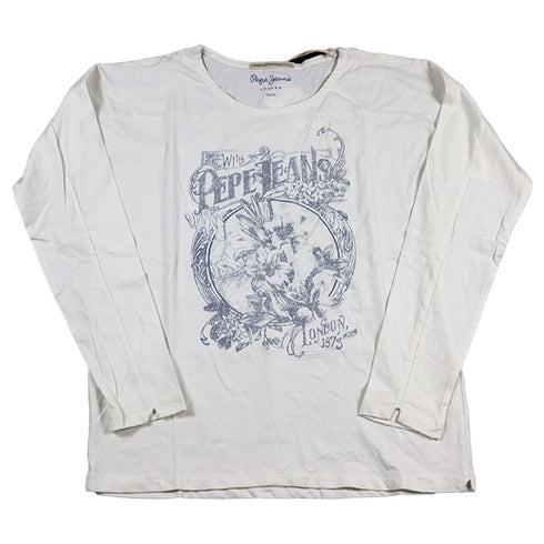Pepe Jeans Girls Clemmie Long Sleeve T-Shirt
