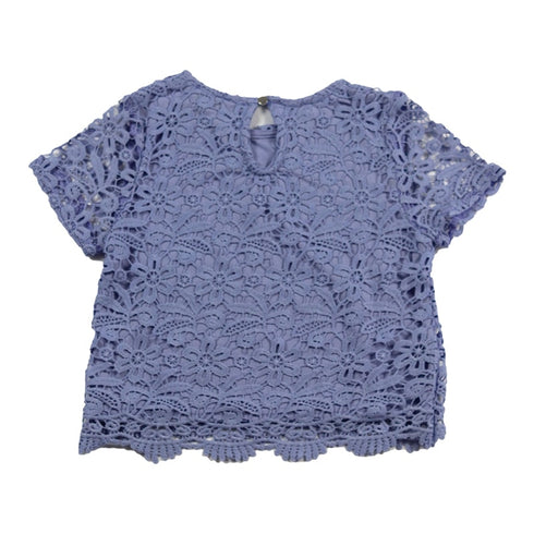 Lipsy Lace Short Sleeve T-Shirt