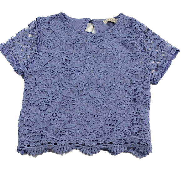 Lipsy Lace Short Sleeve T-Shirt