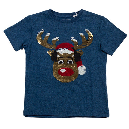 Christmas Boys Rudolph T-Shirt