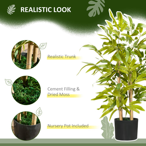 2 PCs Artificial Bamboo Tree in Pot