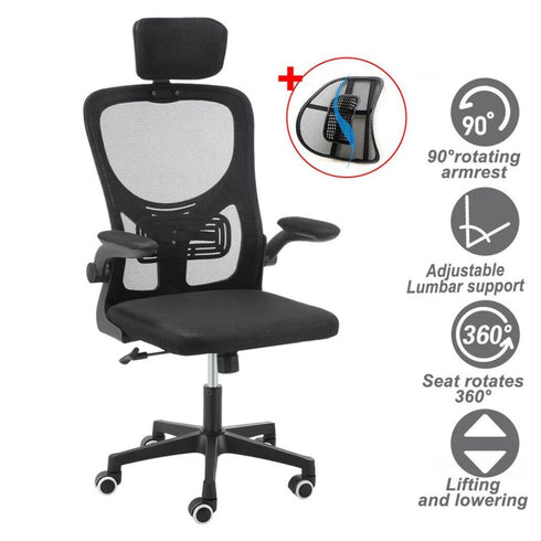 Seemly Ergonomic Mesh Office Chair – Adjustable Height & Swivel