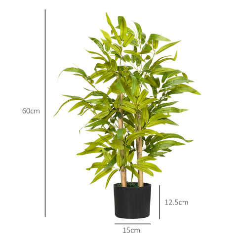 2 PCs Artificial Bamboo Tree in Pot