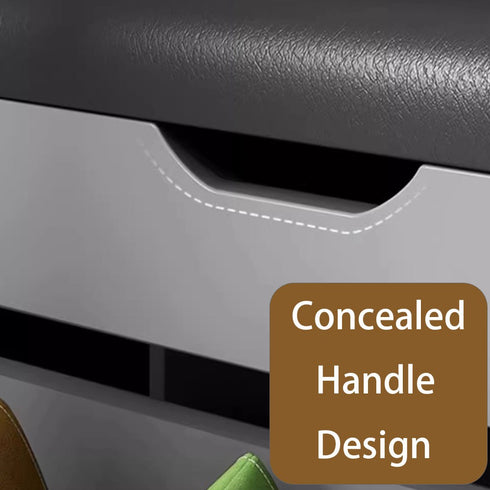 Wooden Shoe Rack Bench – Storage with Cushion & Cover