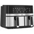 HOMCOM 8.5L Dual Basket Air Fryer, With Sync And Multi-Menu Cooking